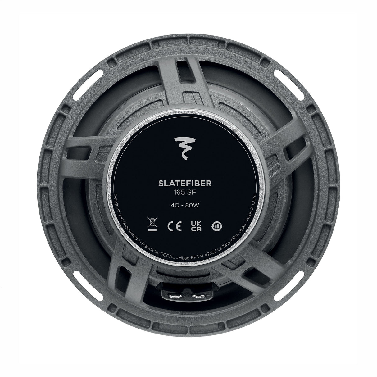 Focal Slatefiber 165 SF, 2-jų juostų komponentiniai garsiakalbiai, 80 W RMS