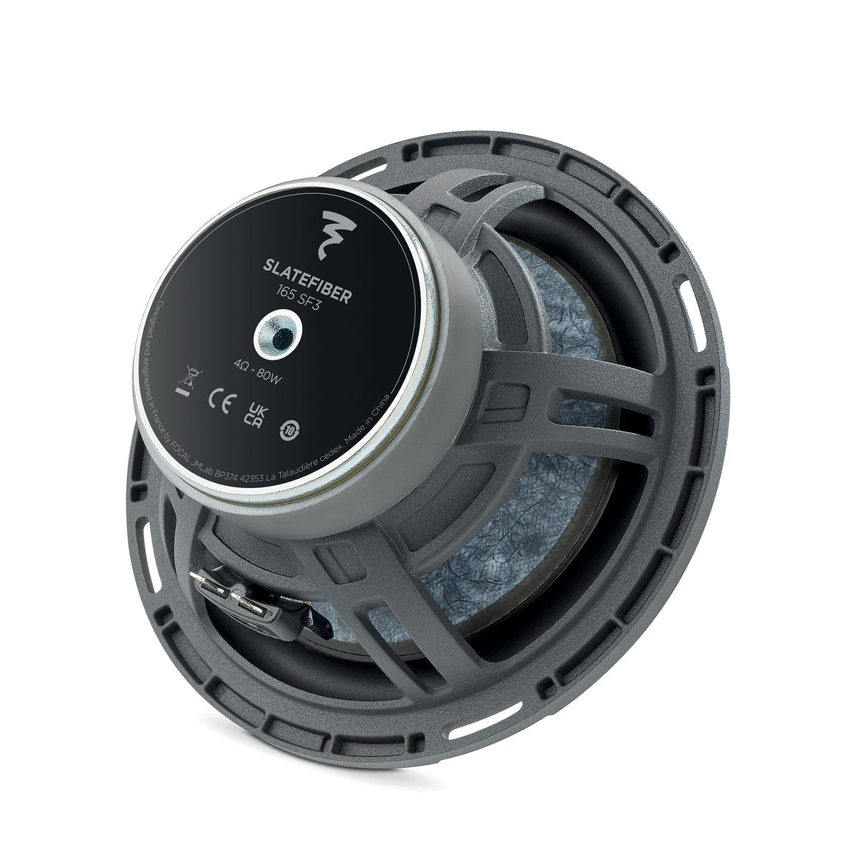 Focal Slatefiber 165 SF3, 3-jų juostų komponentiniai garsiakalbiai, 80W RMS