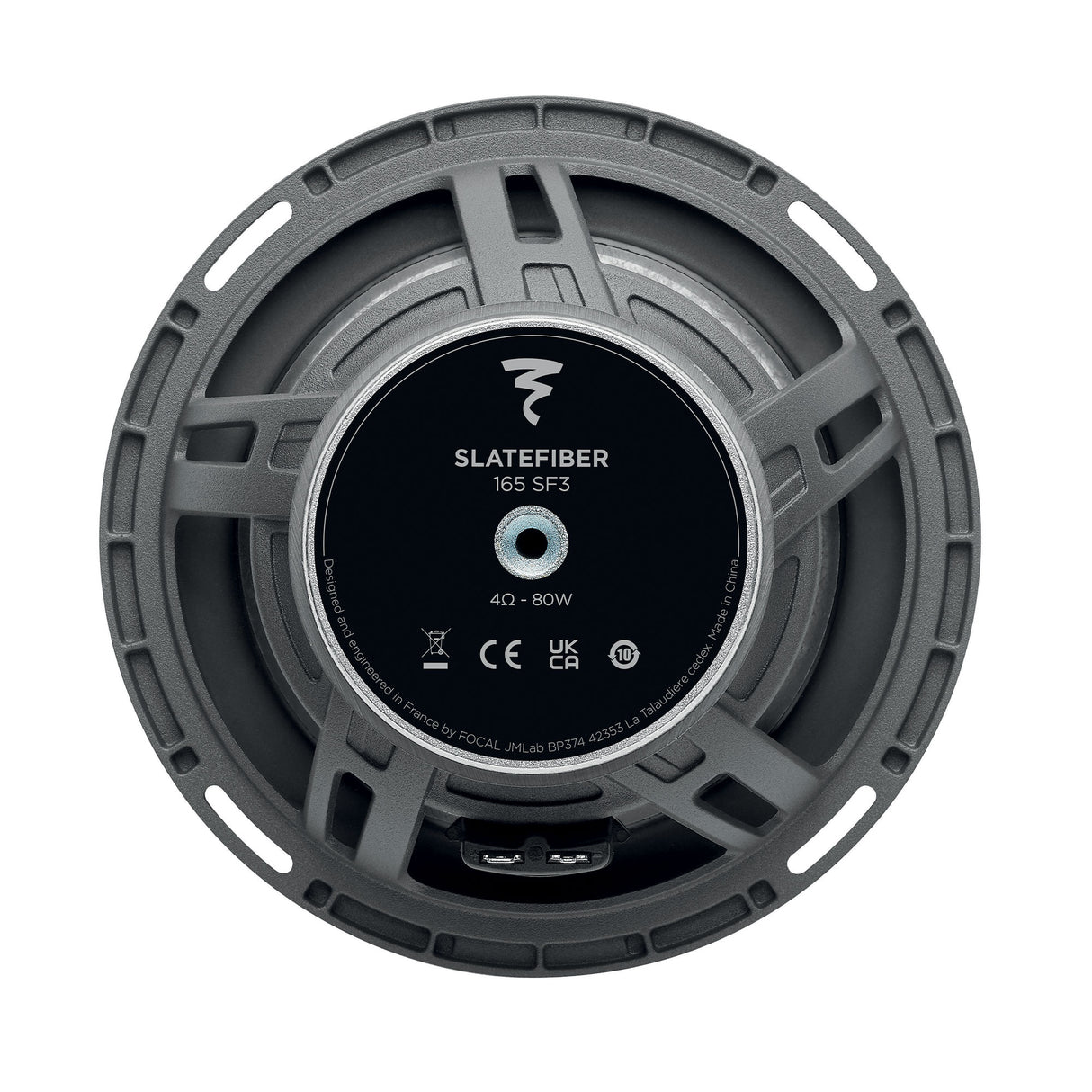 Focal Slatefiber 165 SF3, 3-jų juostų komponentiniai garsiakalbiai, 80W RMS