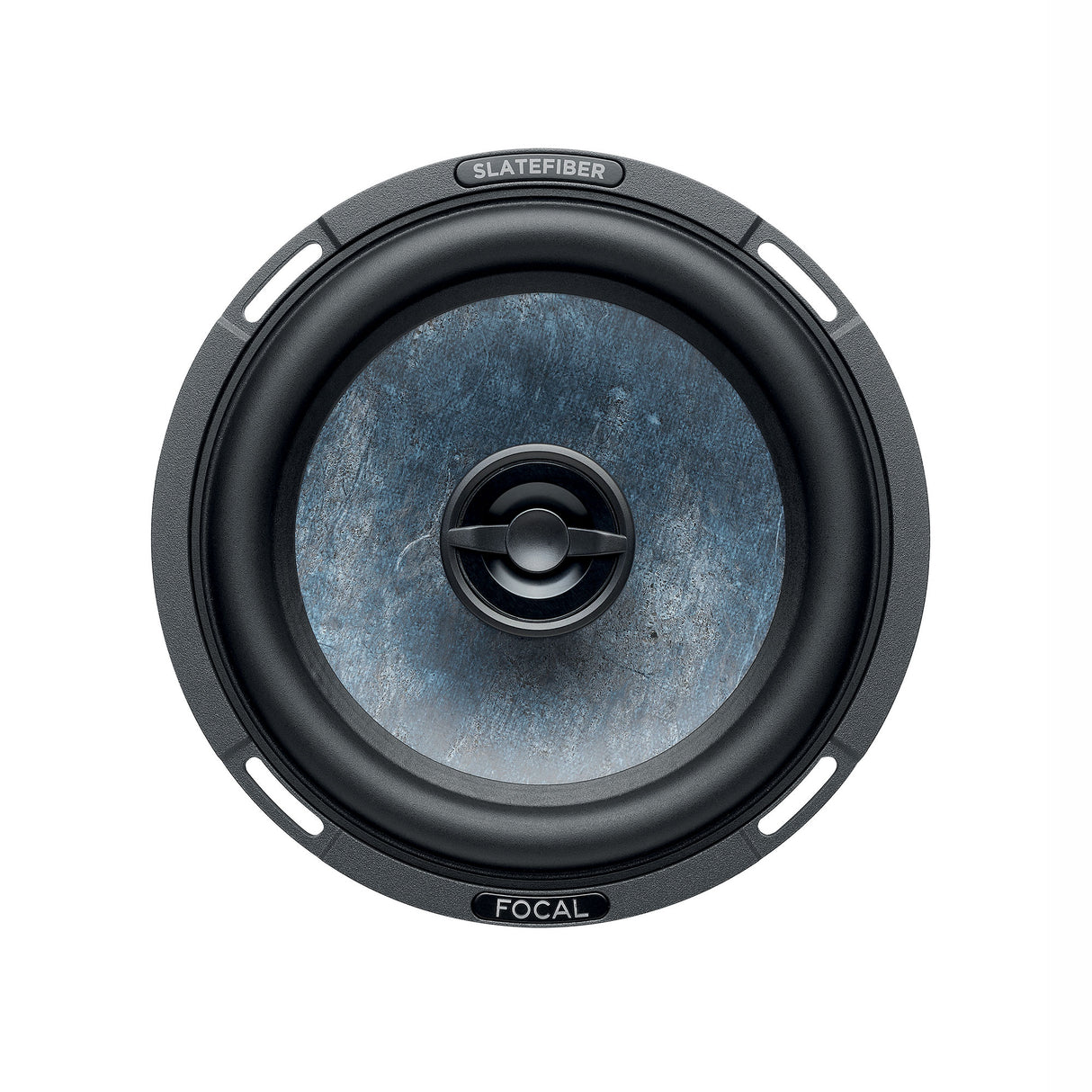 Focal Slatefiber C 165 SF, 16.5 cm koaksialiniai garsiakalbiai, 160 W - Mėlynas garsiakalbio membranas su logotipu