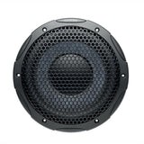 Focal Slatefiber SUB 20 SF, 20 cm pasyvus žemų dažnių garsiakalbis, 200 W RMS - Grotelės su šešiakampiu raštu
Focal logotipas apačioje
Slatefiber užrašas viršuje