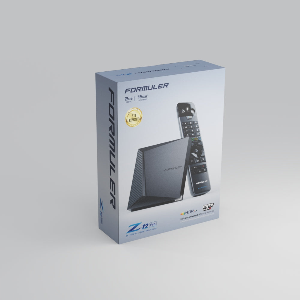 Formuler Z12 Pro, 4K IPTV priedėlis su Android 12