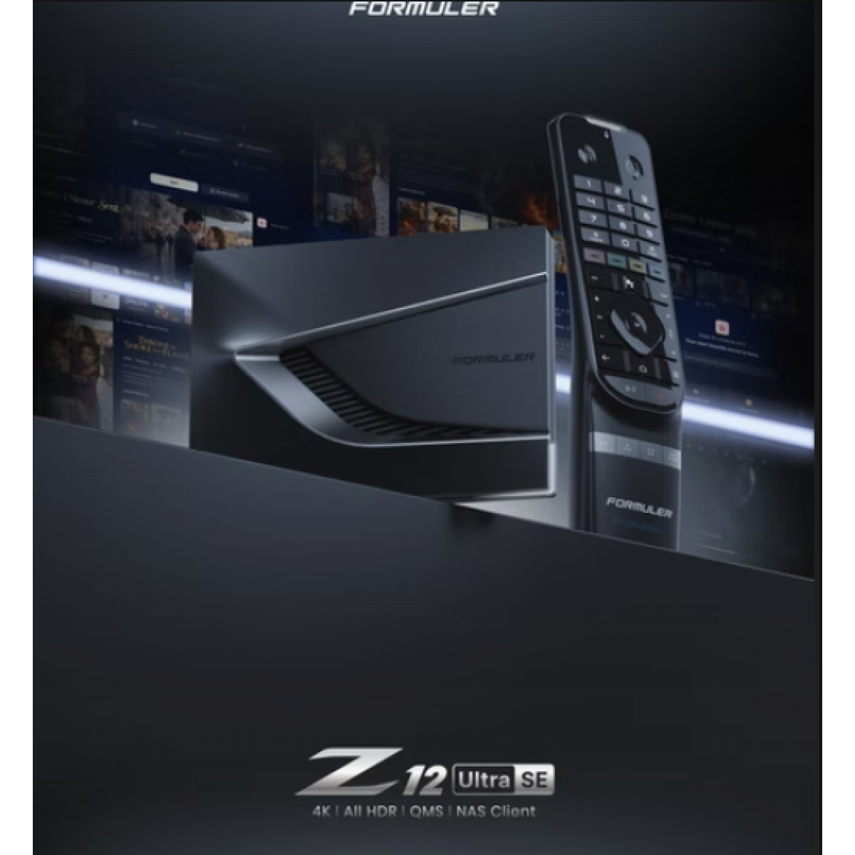 Formuler Z12 Ultra SE, 4K IPTV priedėlis su Android 12