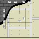 SILENCEWORLD SW-12, 12 mm Garso izoliacinė-akustinė plokštė su gipsu- schema