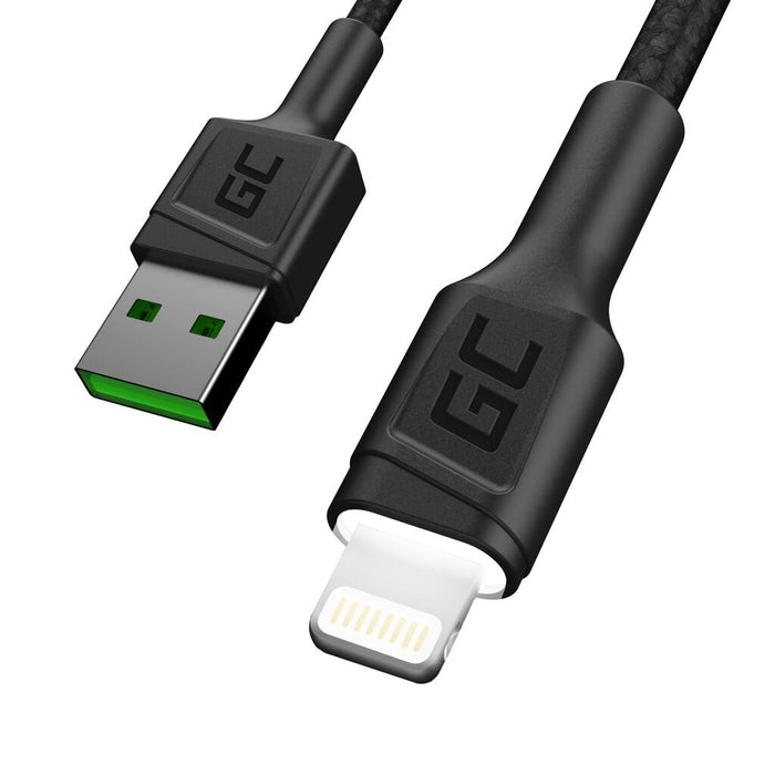 Green Cell KABGC05, (1.2 m) USB - Lightning, signalinis kabelis