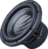 Ground Zero GZUW 10CF, 25 cm žemų dažnių garsiakalbis, 450 W - Šoninis vaizdas su jungtimis