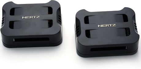 Hertz Dieci DPK 165.3, 16.5 cm, komponentiniai garsiakalbiai, 80 W RMS - Juodi garsiakalbių korpusai su logotipu