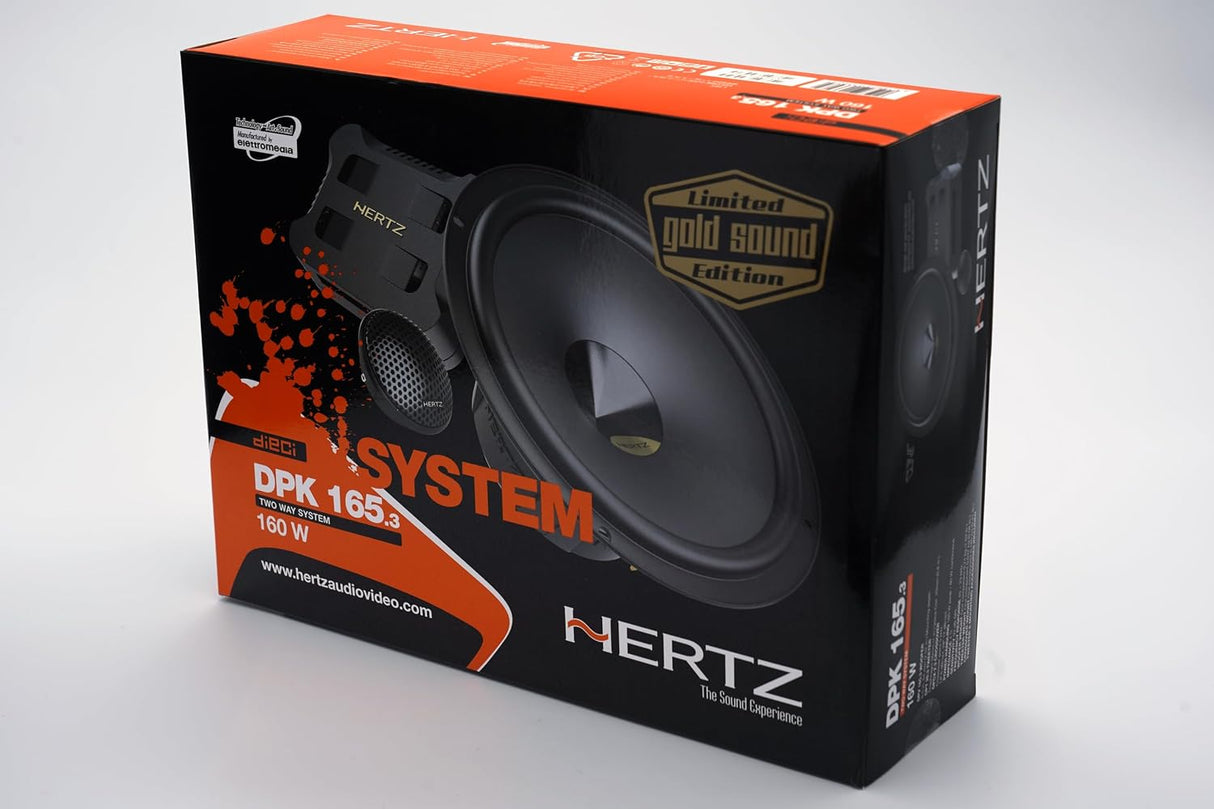 Hertz Dieci DPK 165.3, 16.5 cm, komponentiniai garsiakalbiai, 80 W RMS