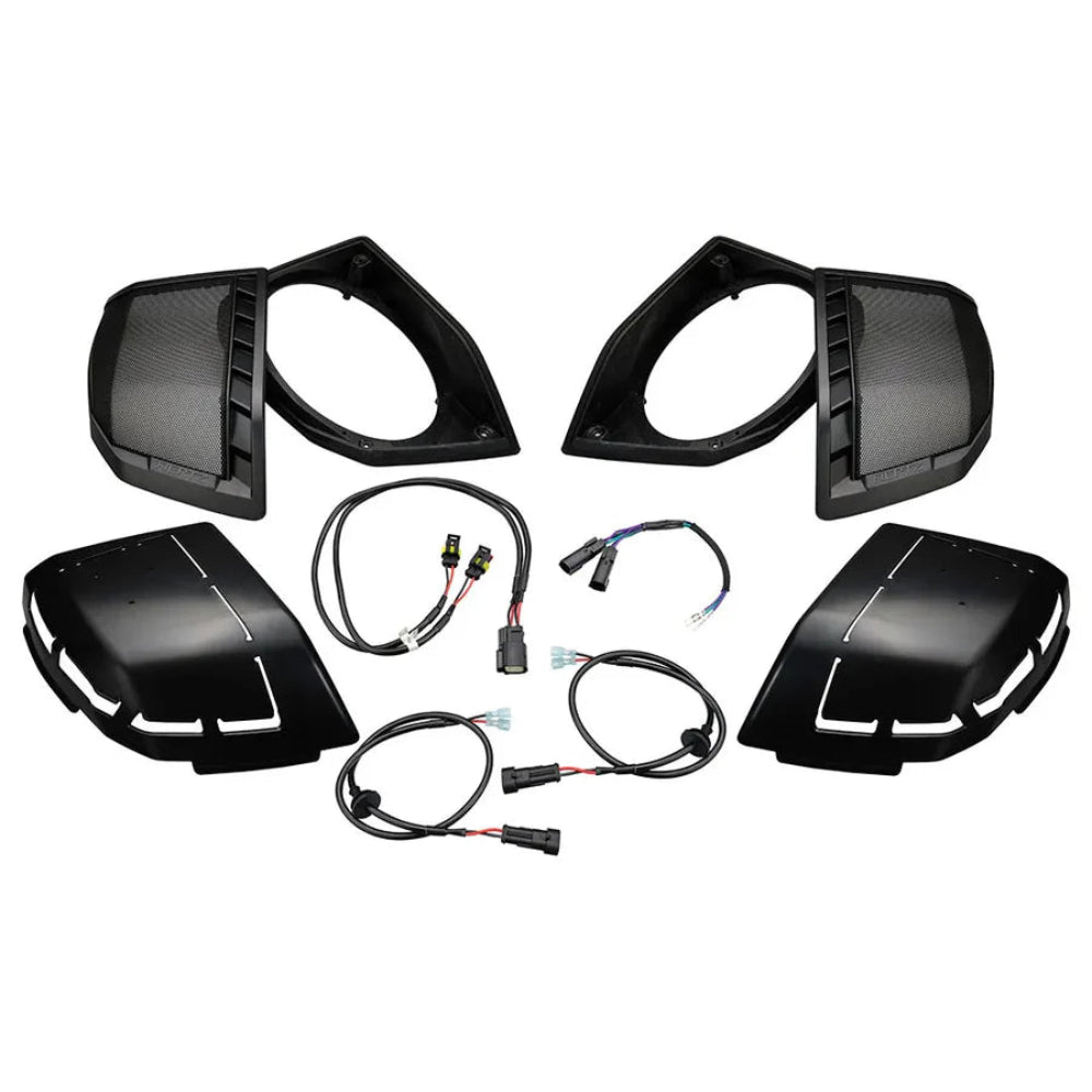 Hertz HD24H, 6x9 garsiakalbių montavimo komplektas su laidais Harley-Davidson Touring 2024+
