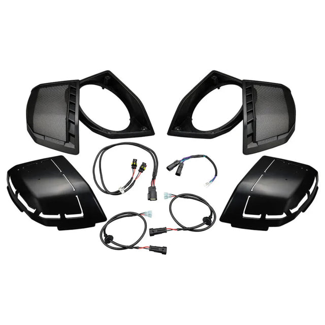 Hertz HD24H, 6x9 garsiakalbių montavimo komplektas su laidais Harley-Davidson Touring 2024+