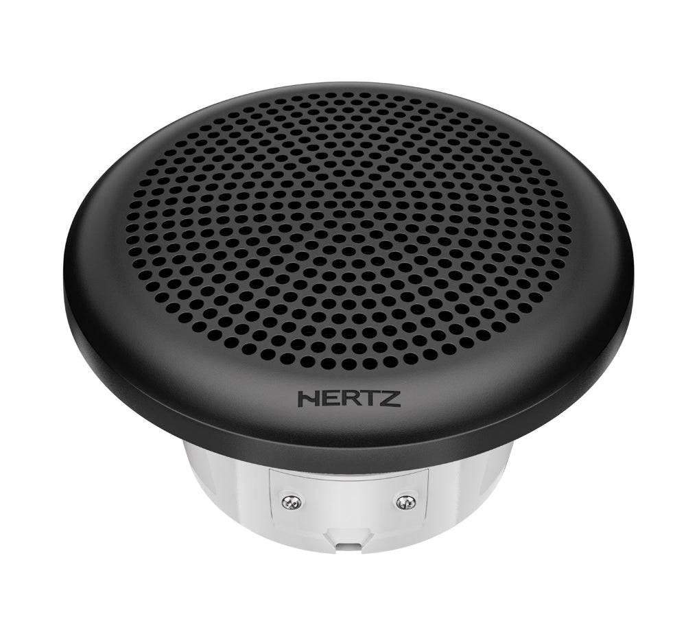 Hertz HEX 4 C, 10.2 cm, jūriniai koaksialiniai garsiakalbiai, 30 W RMS / 60 W MAX - Garsiakalbis iš apačios, tvirtinimo detalės