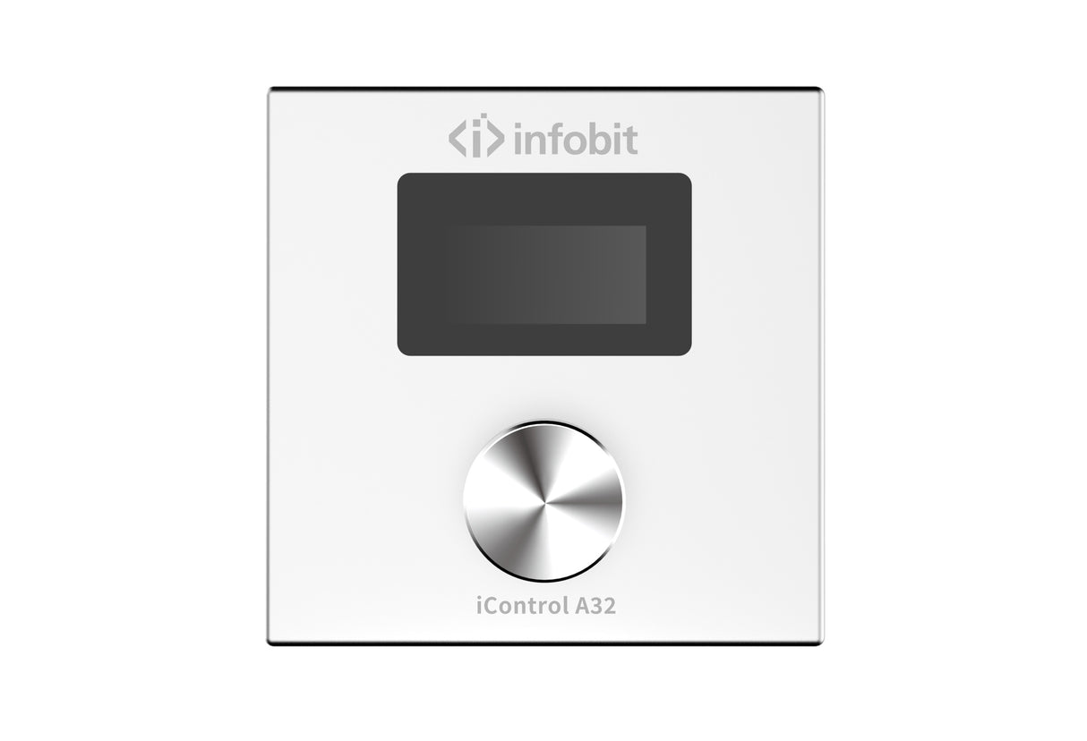iControl A32 32 meniu Dante garso valdiklis