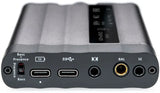 iFi Audio xDSD Gryphon, nešiojamas DAC stiprintuvas - jungtys ir garso nustatymai iš arti