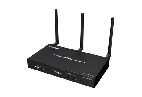 iShare X400 Pro Dual Screen BYOM komutatorius - Trys antenos, USB jungtys, mygtukai