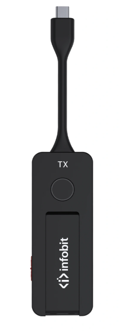 iShare Flip-CT belaidis siųstuvas - Type-C (Display Port 1.4) versija