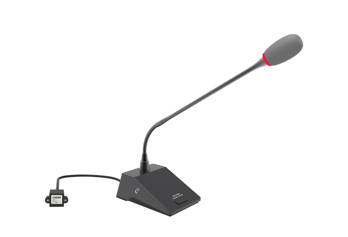 iSpeaker MD30 Gooseneck mikrofonas, 10 iki 50cm garsų surinkimas, su Dante/AES67