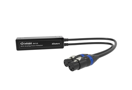 iTrans DX-T-22 2ch XLR į Dante analoginis siųstuvas