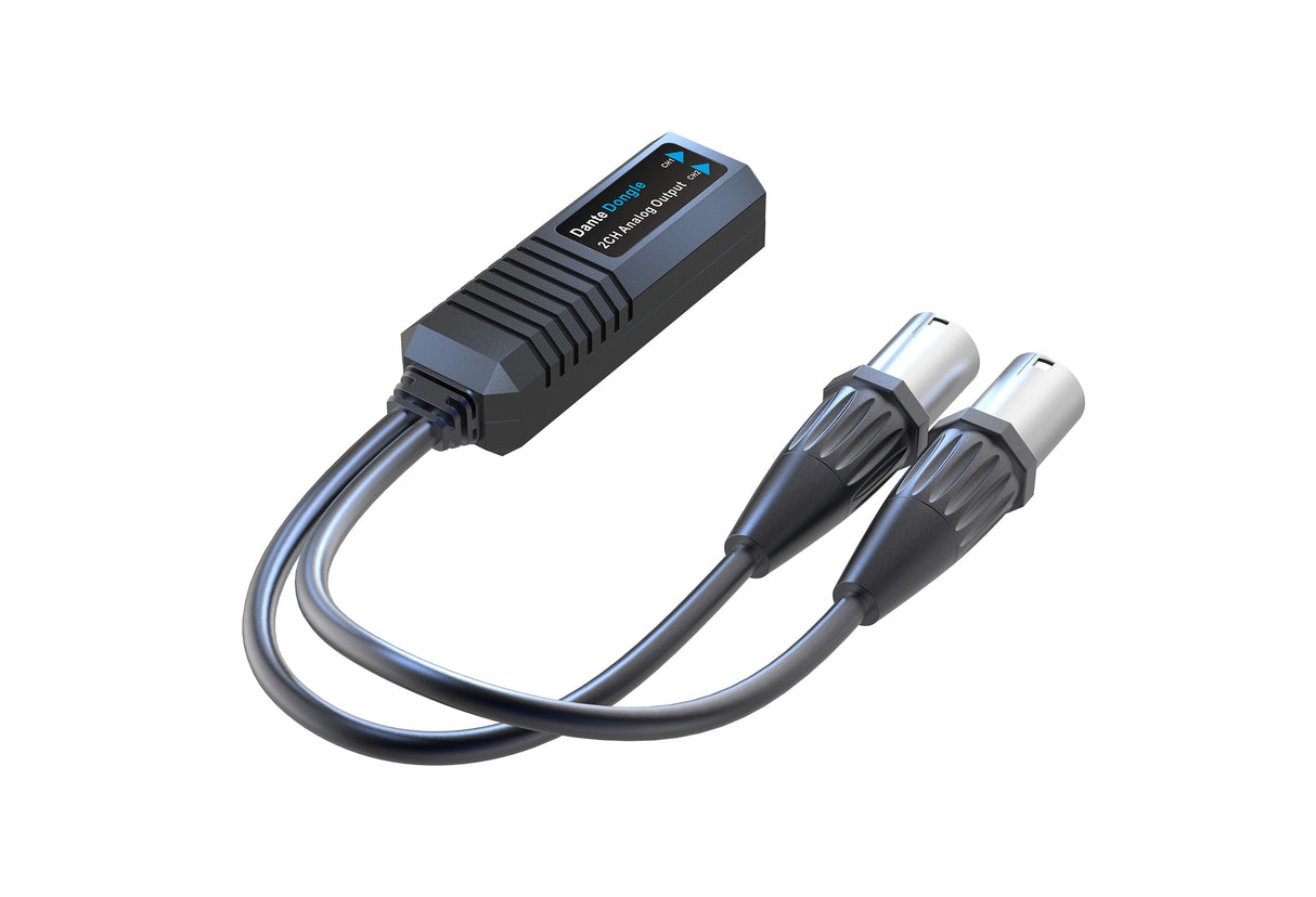 iTrans DX2-R-22 2CH Dante į XLR analoginis imtuvas