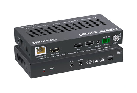 iTrans E100HCU 4K60 HDMI ir USB C per HDBaseT 2.0 ilgintuvas, 100m
