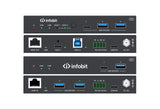 iTrans U3-TR100CB USB 3.2 Gen 1 ilgintuvas su USB-C ir USB-B, 100m