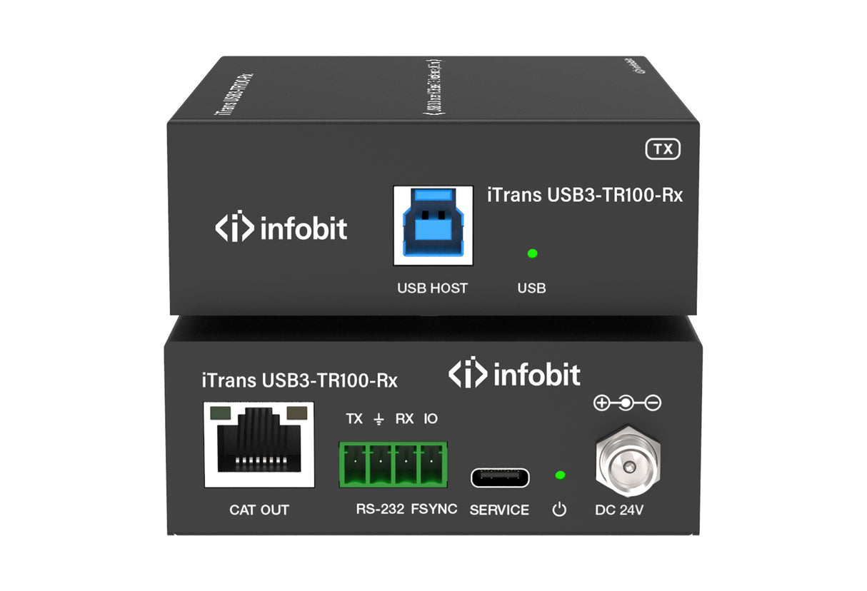 iTrans USB3-TR100 iTrans USB 3.0 per HDBaseT 3.0 ilgintuvas (Tx + Rx), 100 metrų