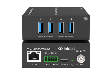 iTrans USB3-TR100 iTrans USB 3.0 per HDBaseT 3.0 ilgintuvas (Tx + Rx), 100 metrų