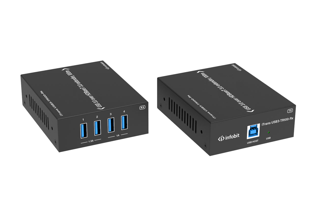 iTrans USB3-TR100 iTrans USB 3.0 per HDBaseT 3.0 ilgintuvas (Tx + Rx), 100 metrų