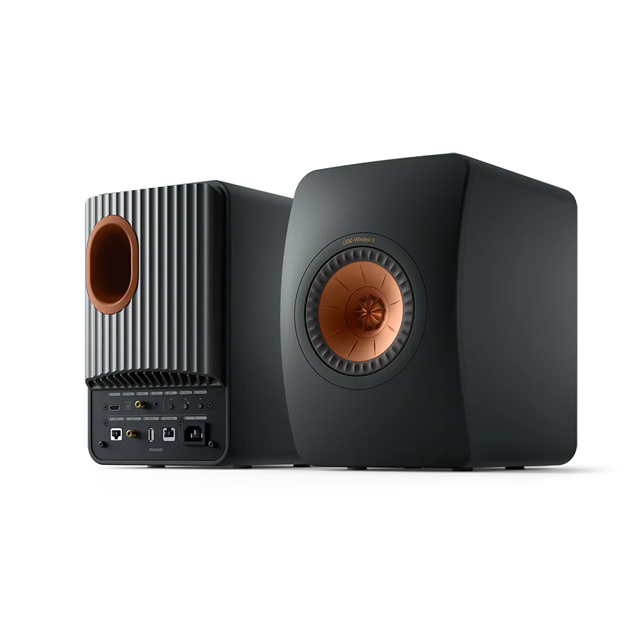 KEF LS50 WIRELESS II, belaidės lentyninės garso kolonėlės (įvairių spalvų)