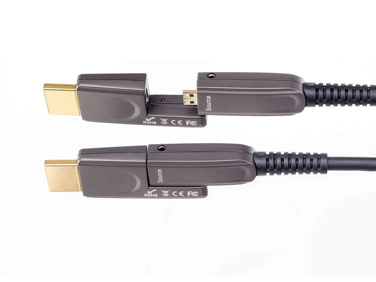 in-Akustik High Speed HDMI-Micro 2.0b, optinio pluošto signalinis HDMI-Micro kabelis 10m
