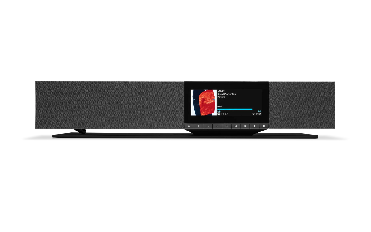 Cambridge Audio EVO One, Viskas viename išmani belaidė kolonėlė su HDMI eARC - Juodas garsiakalbis su spalvotu ekranu