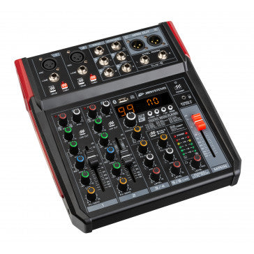 JB System LIVE-6, 4-ių kanalų mikšerinis pultas su Bluetooth ir DSP efektais