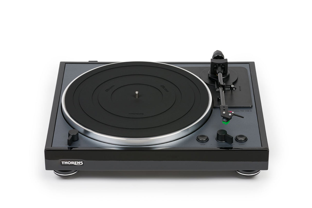 Thorens TDA 102 A, patefonas (įvairių spalvų)- juoda