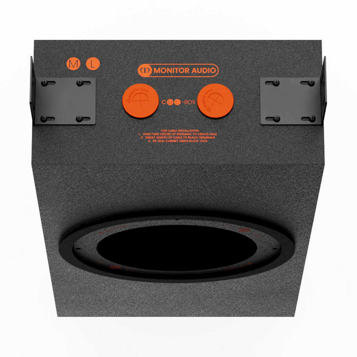 Monitor Audio CML-BOX, korpusas įleidžiamai kolonėlei