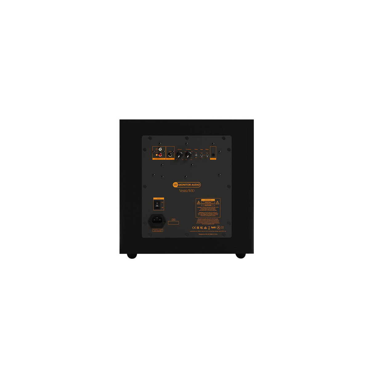 Monitor Audio Vestra W10, aktyvi žemų dažnių garso kolonėlė, 250W