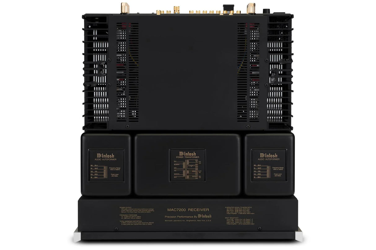 McIntosh MAC7200, 2-jų kanalų stiprintuvas su AM/FM radijo imtuvu