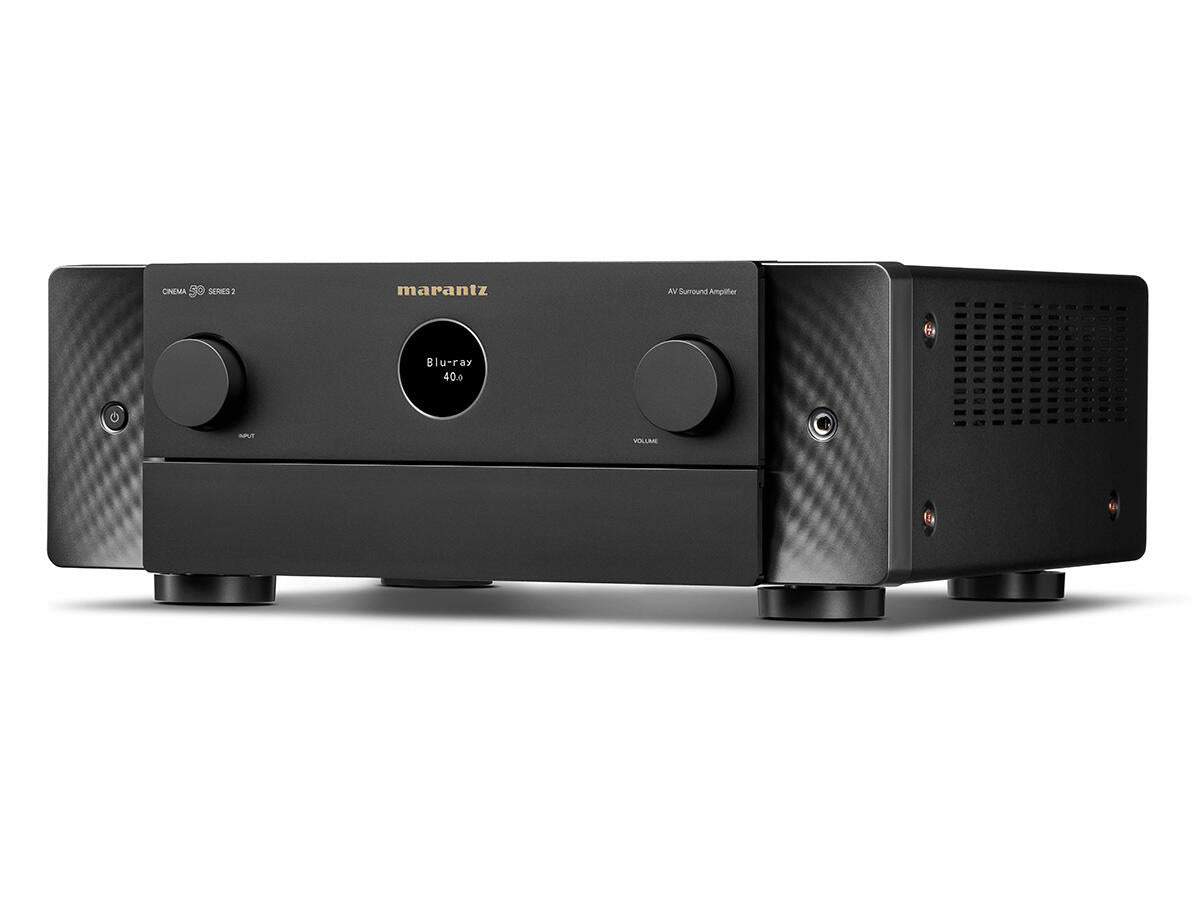 Marantz CINEMA 50 S2 (SERIES 2), 9.4 kanalų namų kino stiprintuvas - Apšviestas apvalus ekranas su tekstu (2 vaizdas)
