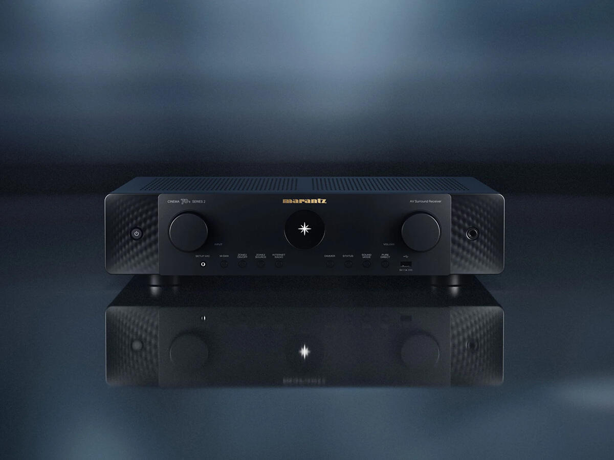 Marantz CINEMA 70s S2 (SERIES 2), 7.2 kanalų namų kino stiprintuvas - Atspindys, tekstūruotas paviršius, mygtukai