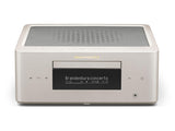 Marantz MCR 60n DAB, tinklo grotuvas su CD grotuvu ir stiprintuvu - Sidabrinis korpusas, juodas ekranas, grotuvo mygtukai