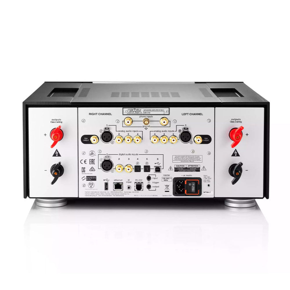 Mark Levinson No 585.5, integruotas stiprintuvas - Galinė panelė su daugybe jungčių