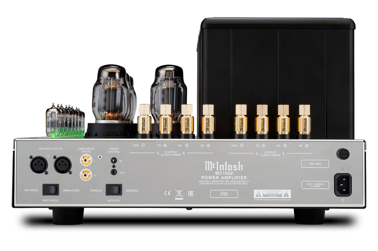 McIntosh MC1502, 2-jų kanalų lempinis galios stiprintuvas