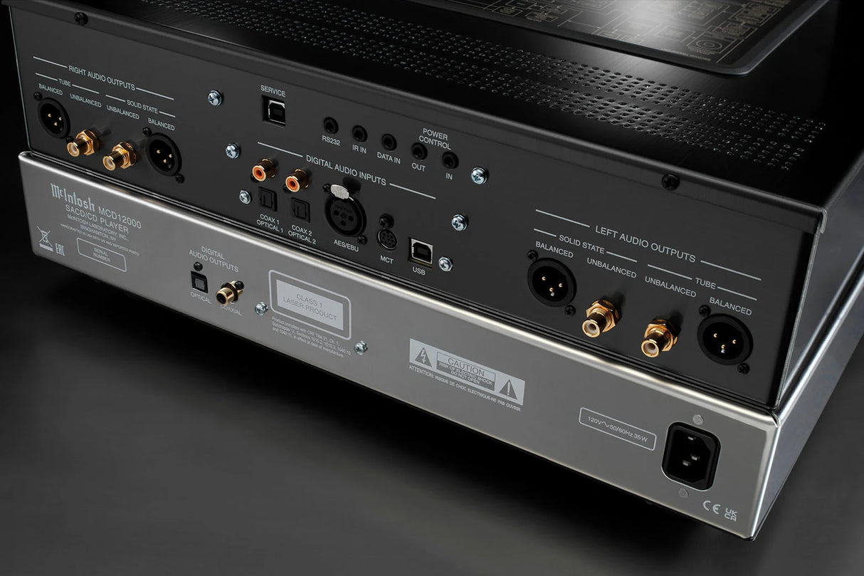 McIntosh MCD12000, 2 jų kanalų SACD/CD grotuvas su DAC