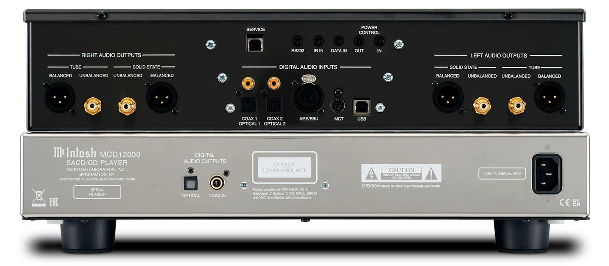 McIntosh MCD12000, 2 jų kanalų SACD/CD grotuvas su DAC