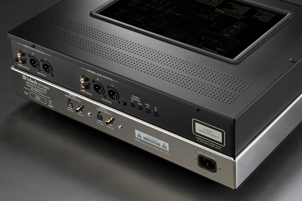 McIntosh MCD600, 2-jų kanalų SACD/CD grotuvas su DAC