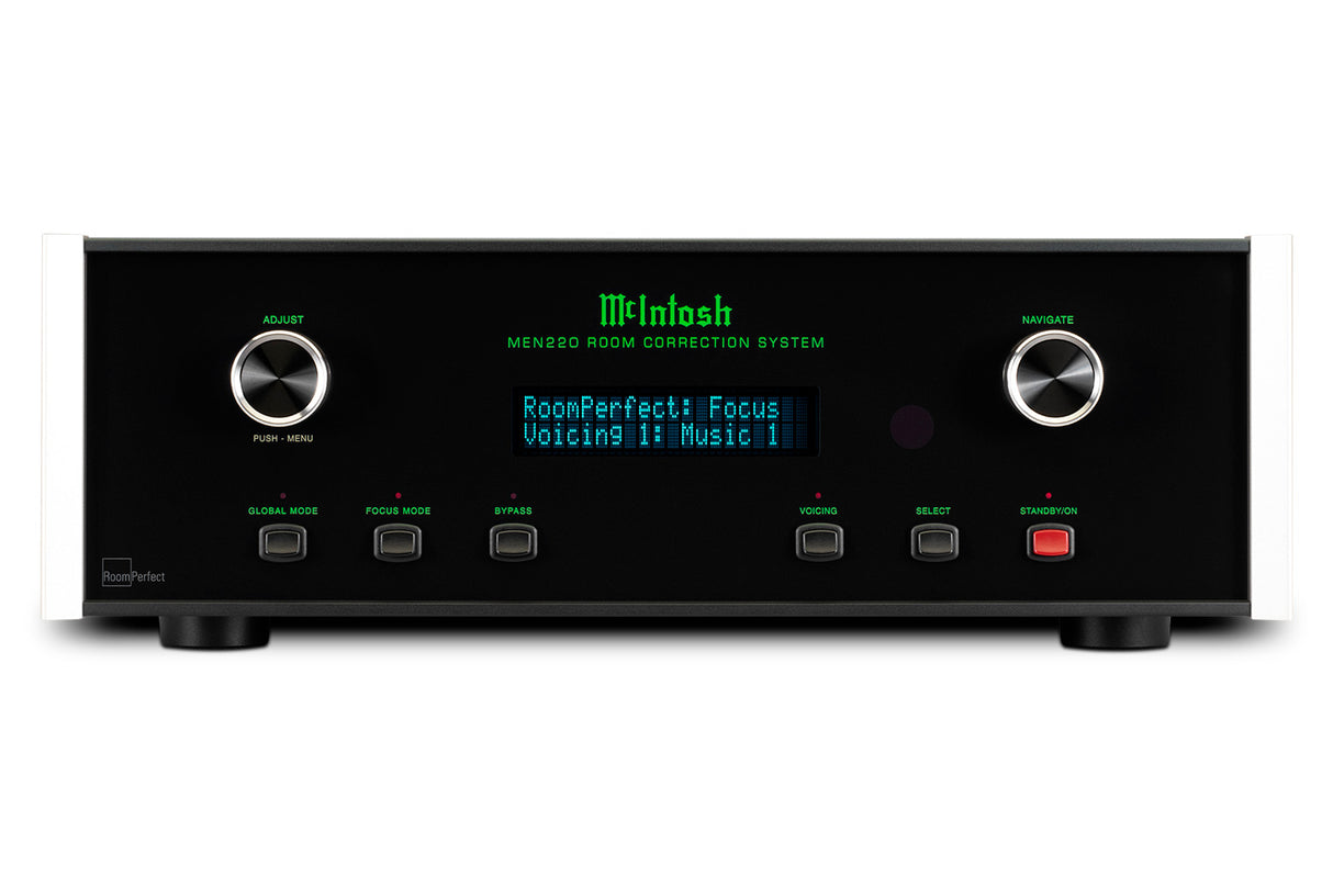McIntosh MEN220, kambario akustikos korekcijos ir garso valdymo sistema