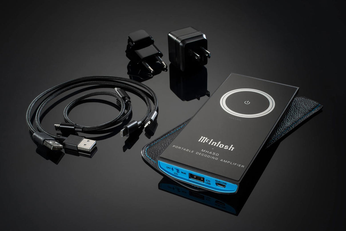 McIntosh MHA50, nešiojamas ausinių stiprintuvas su DAC