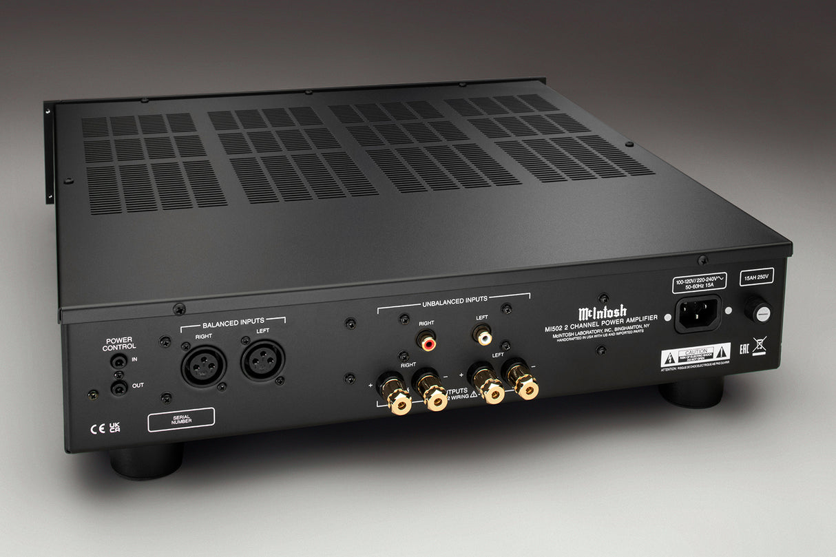 McIntosh MI502, 2-jų kanalų galios stiprintuvas