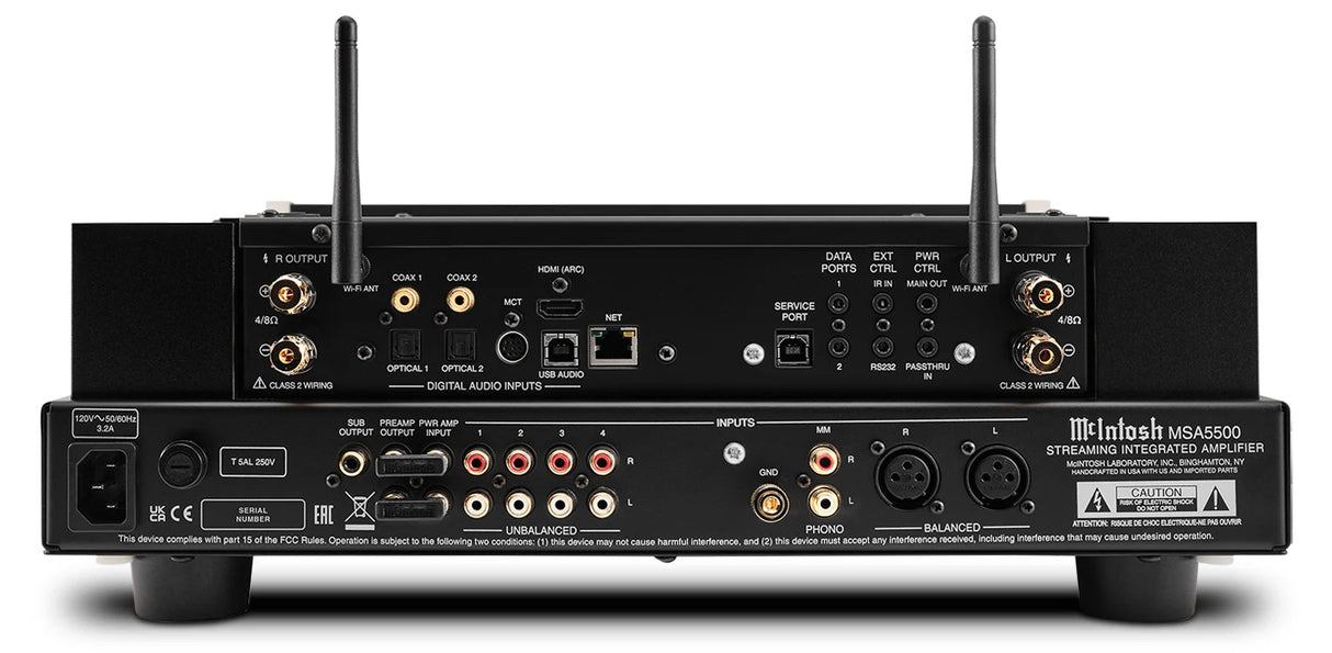McIntosh MSA5500, 2-jų kanalų integruotas tinklo stiprintuvas