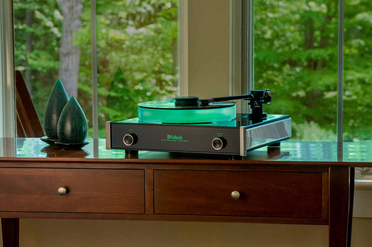 McIntosh MT5, patefonas su MM galvute