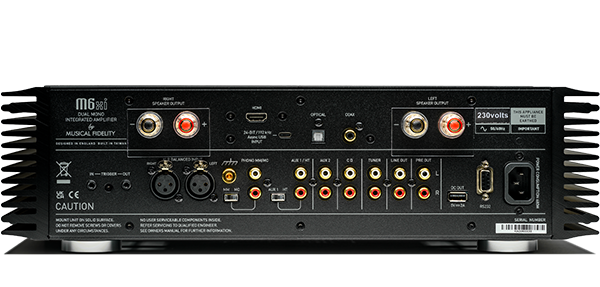 Musical Fidelity M6xi, integruotas stereo stiprintuvas