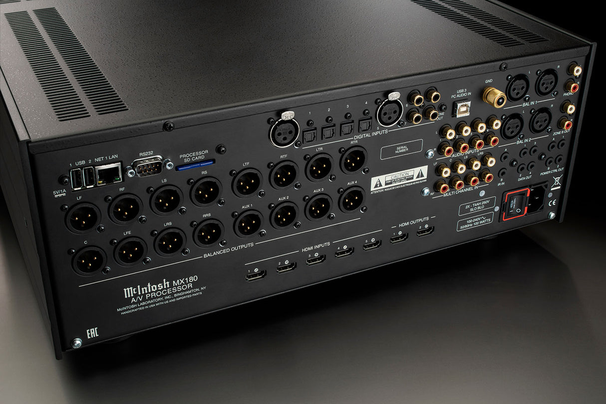 McIntosh MX180, A/V namų kino procesorius
